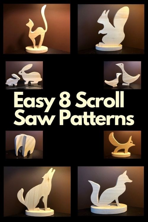 Easy 8 Scroll Saw Patterns