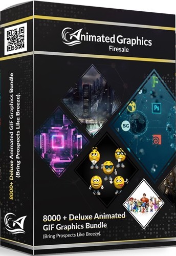 Imagen de Venta de liquidación de gráficos animados de 8000 (ZIP) Descargas