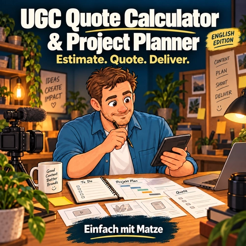 UGC Quote Calculator & Project Planner