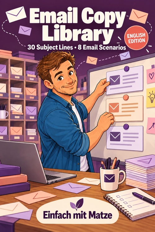 Email Copy Library – 30 Subject Lines & 8 Templates