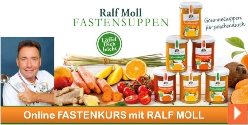 Ralf Molls Onlinekurse für Fasten, Abnehmen & Gesundheit von RalfMollFastensuppen -- Online-Coaching