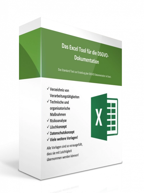 DSGVO-Dokumentation – Excel-Vorlage