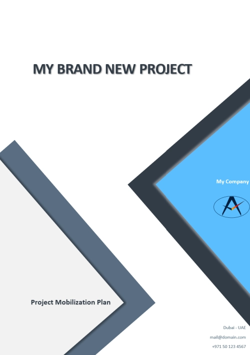 Project Mobilization Plan Template