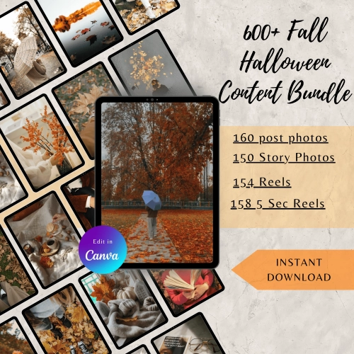 600+ Fall Halloween Content Bundle- Your MUST HAVE