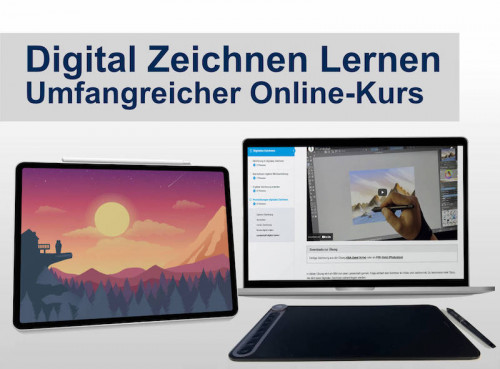 Digital zeichnen lernen – Online-Kurs
