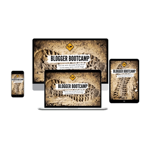 Blogger Bootcamp - Online-Kurs um per Blog Geld zu verdienen product illustration