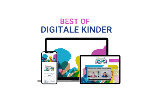 Mock-up des Kongresspakets Best of Digitale Kinder