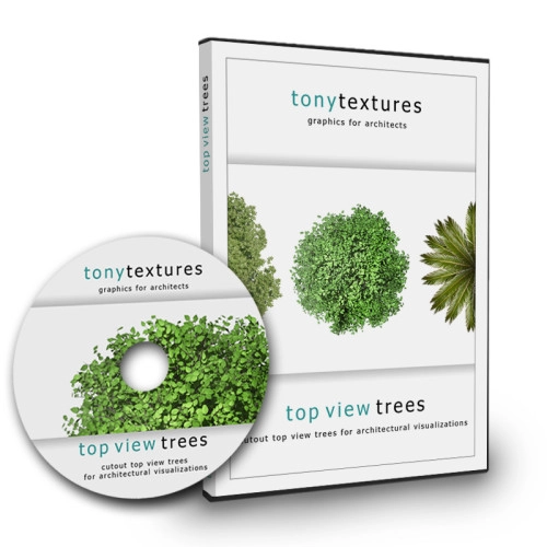 Architecture VIZ Graphics – Top View Trees