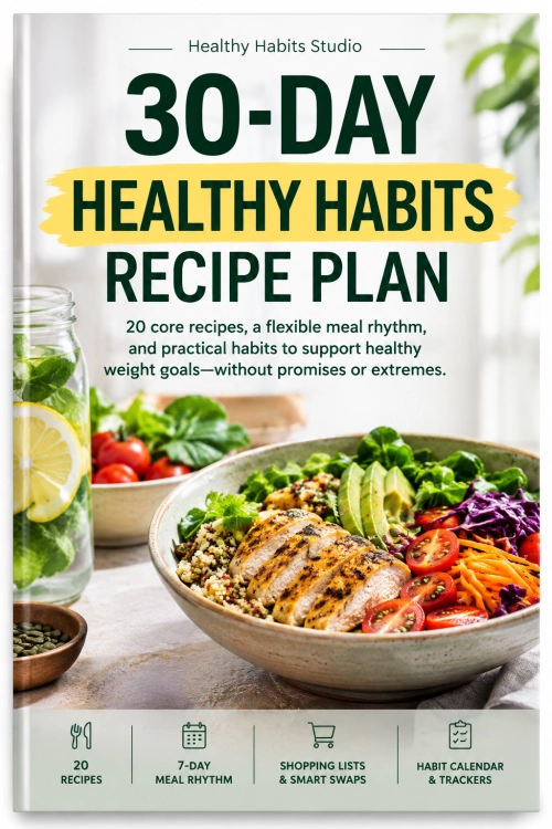 30-Day Healthy Habits Recipe Plan
