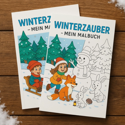 Malbuch Winterzauber