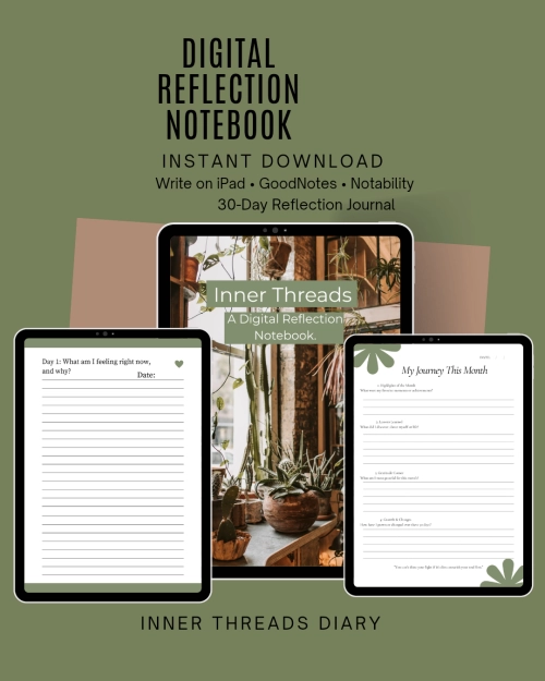 30-Day Digital Reflection Notebook