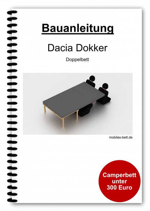 Bauanleitung - Dacia Dokker Doppelbett product illustration