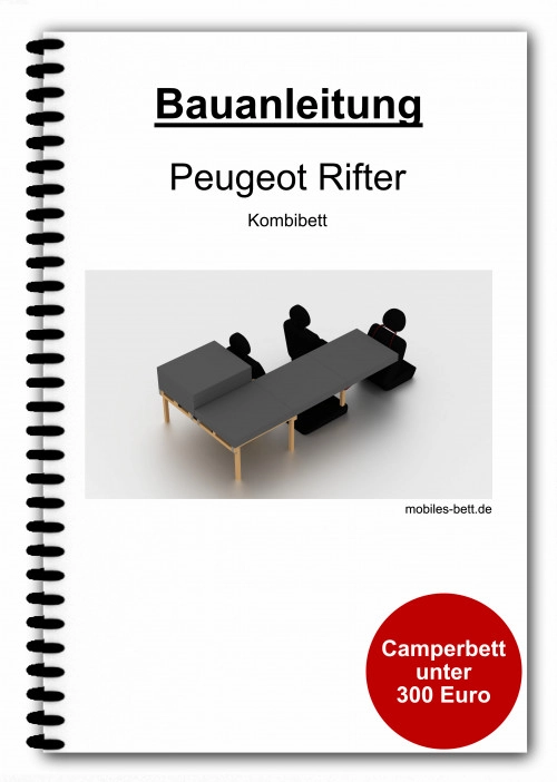 Bauanleitung - Peugeot Rifter Kombibett product illustration
