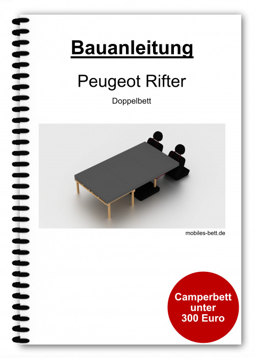 Bauanleitung - Peugeot Rifter Doppelbett product illustration