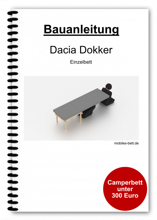 Bauanleitung - Dacia Dokker Einzelbett product illustration