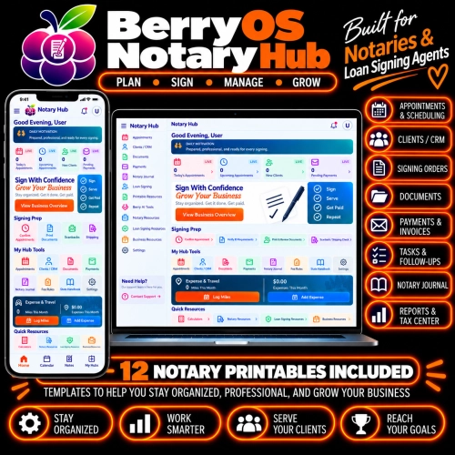 Notary Hub – All-in-One Notary Business App
