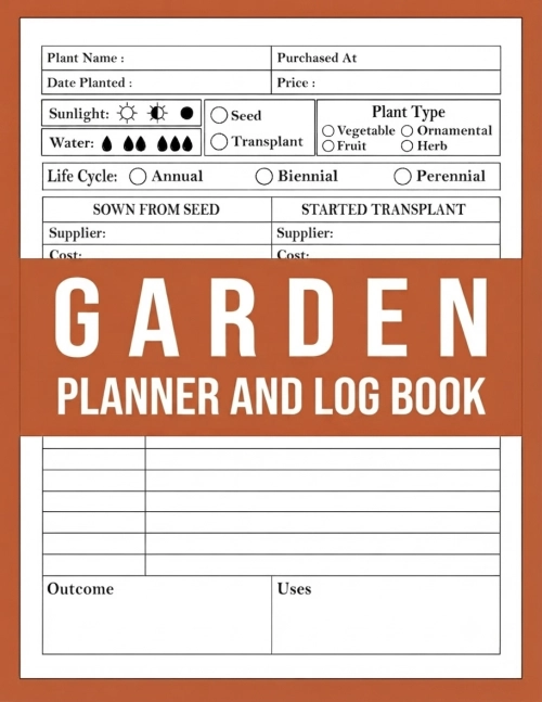 Garden Planner & Logbook (Printable)